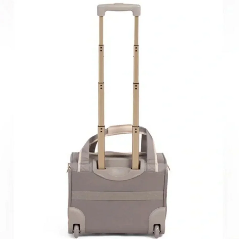 London Fog Under Seat Carryon HARTFORD II Grey Cream 15